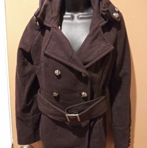 Black Rivet Chocolate Brown Blazer Size Medium